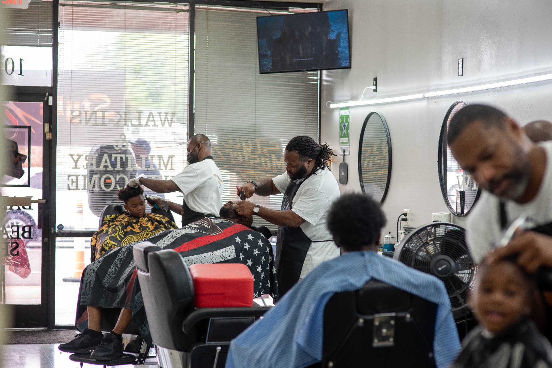 Interior of Style Masterz Barber and Beauty Studio in Fayetteville NC